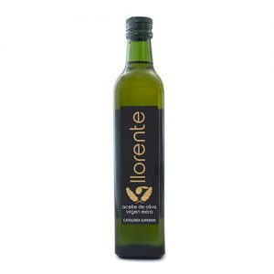 Botella Cristal Aceite de Oliva Virgen Extra 0,5L